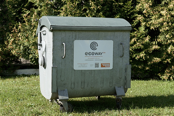 Контейнер для збору ТПВ металевий гарячеоцинкований